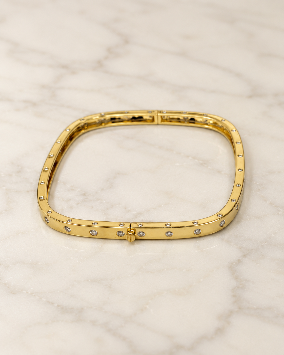 Starlight Rectangular Diamond Bangle
