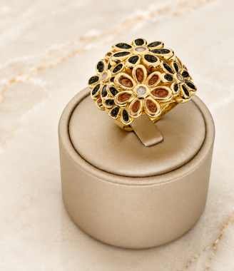 Italian Floral Ring