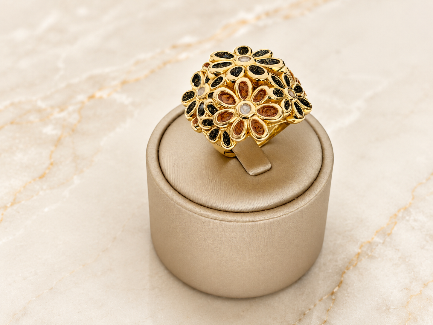 Italian Floral Ring