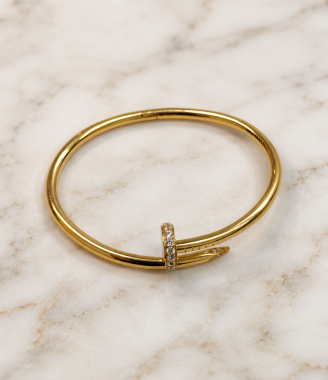 Nail Bangle with GemStone