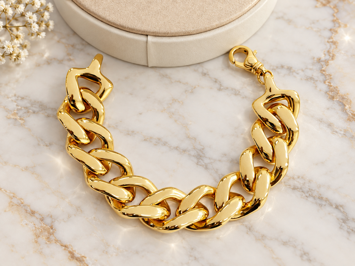 Statement Link Bracelet