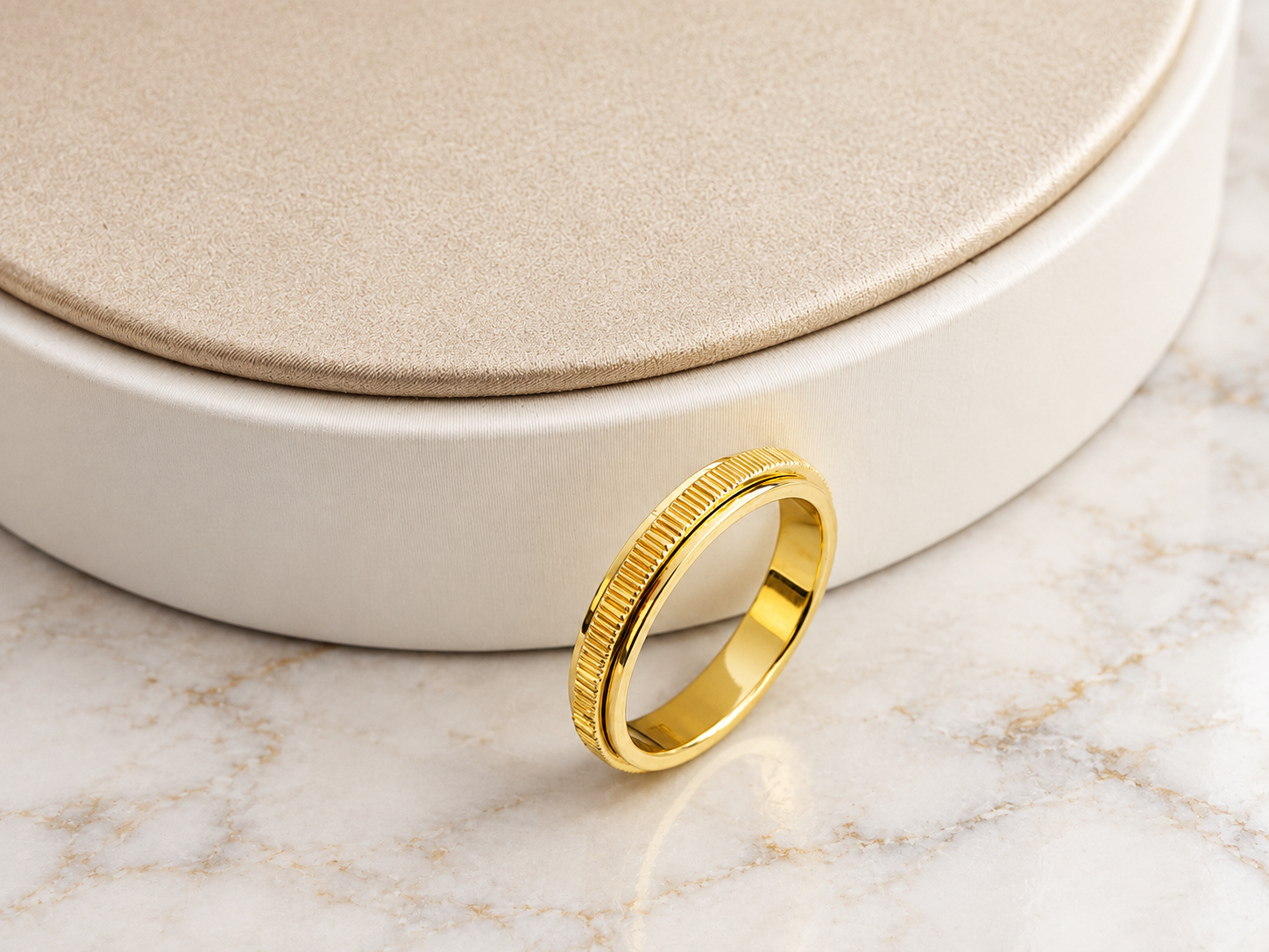 Textured Band Ring