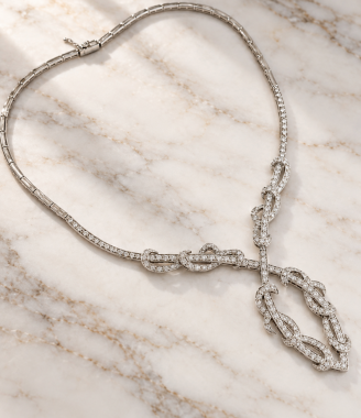 Natural Diamond Necklace