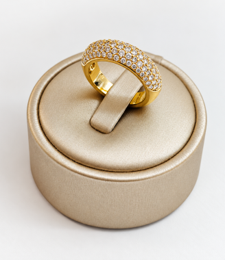 Full Pavé Diamond Ring