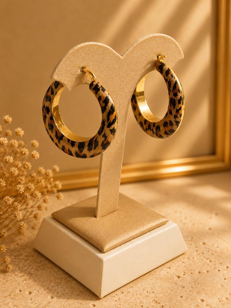 Panther Hoop Earrings