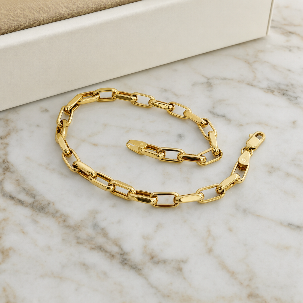 Paperclip Chain Bracelet