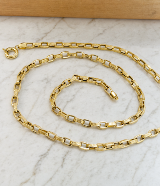 Greek Key Link Chain