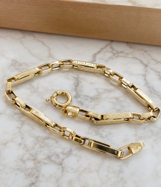 Greek Key Link Bracelet