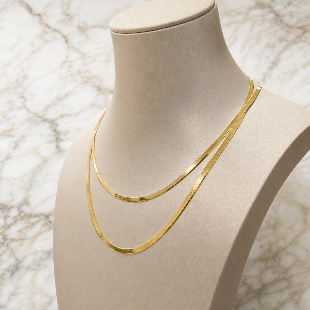 Herringbone Chain Necklace