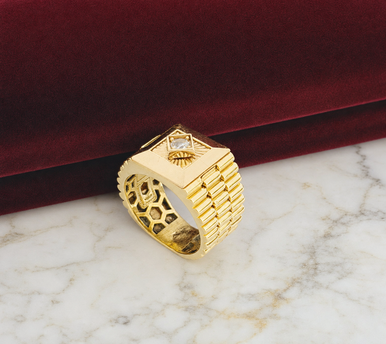 Men’s Geometric Signet Ring